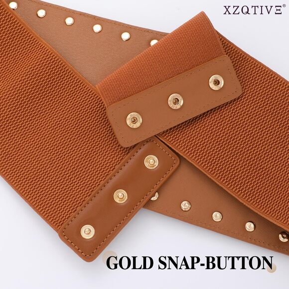 3914 Women's Wide Corset Belts, Punk Style Waist Belt For Dresses - Picture 6 of 6